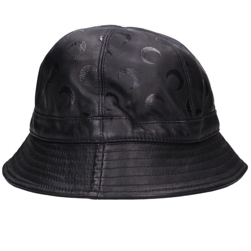 Marine Serre Moon Print Lamb Leather Bucket Hat Size M