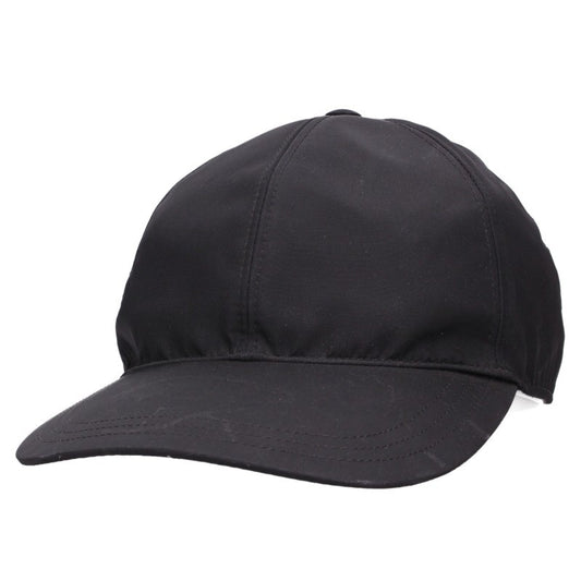 PRADA Re-Nylon Logo Plate Baseball Cap Black Size M