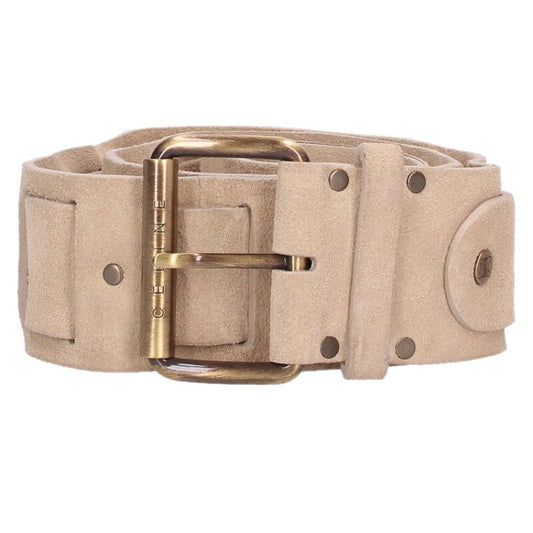 CELINE Beige Suede Belt Size ONE SIZE