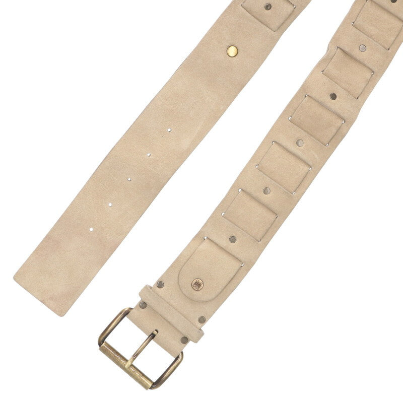 CELINE Beige Suede Belt Size ONE SIZE