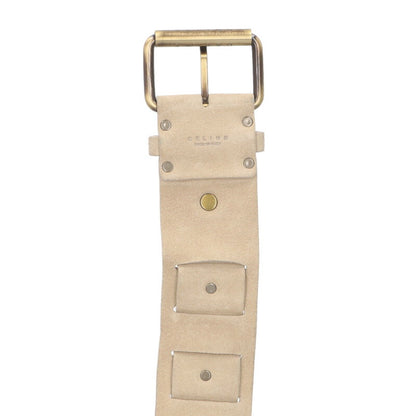 CELINE Beige Suede Belt Size ONE SIZE