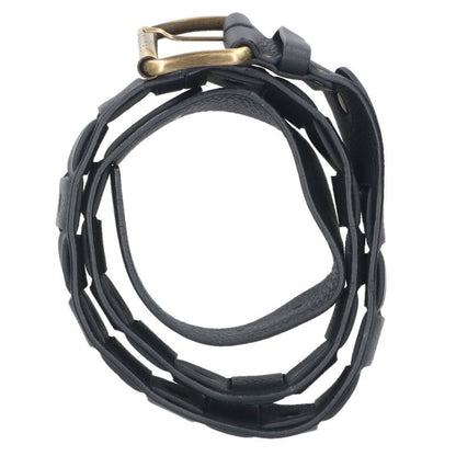 CELINE Black Leather Belt Size ONE SIZE