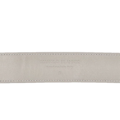 MANOLO BLAHNIK Hangisi Crystal Satin Belt Size ONE SIZE