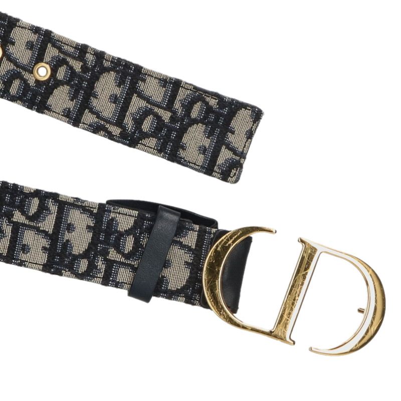 Christian Dior CD Buckle Oblique Belt Size ONE SIZE