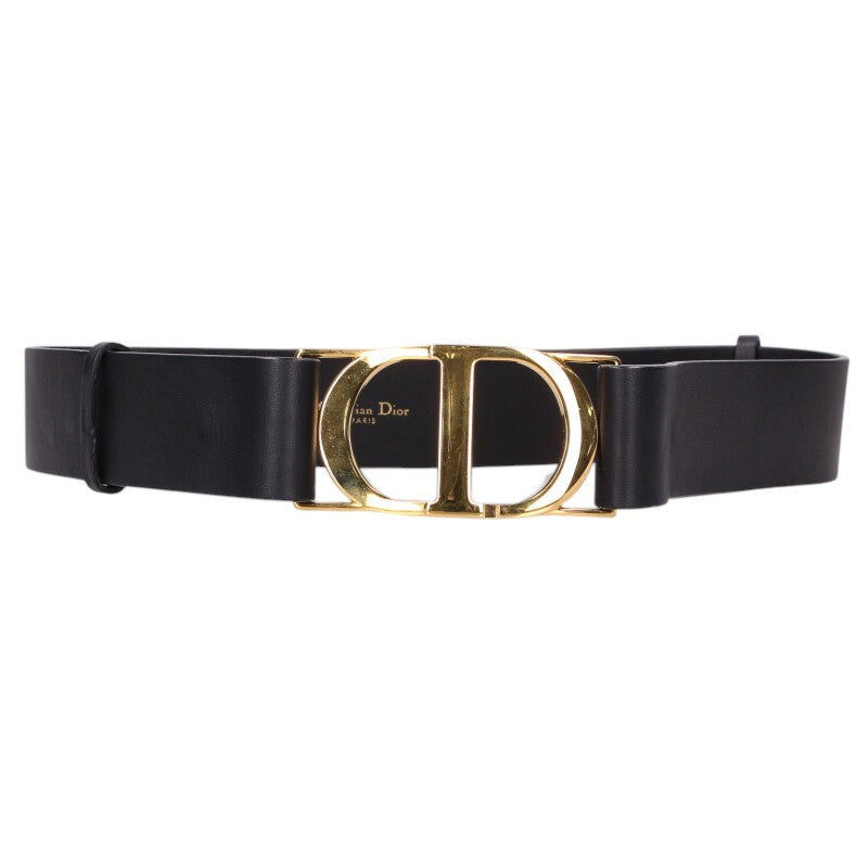 DIOR CD Icon Leather Belt Black Size ONE SIZE