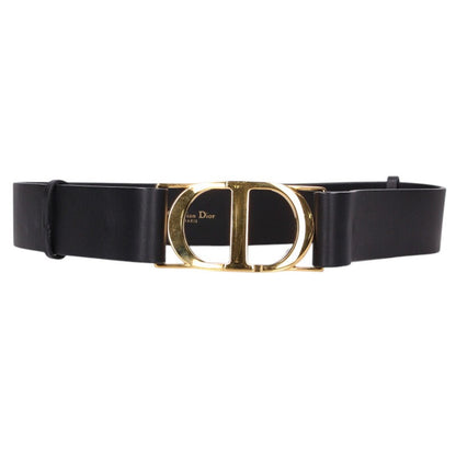 DIOR CD Icon Leather Belt Black Size ONE SIZE