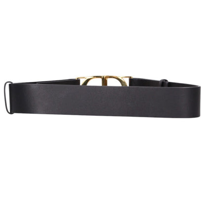 DIOR CD Icon Leather Belt Black Size ONE SIZE