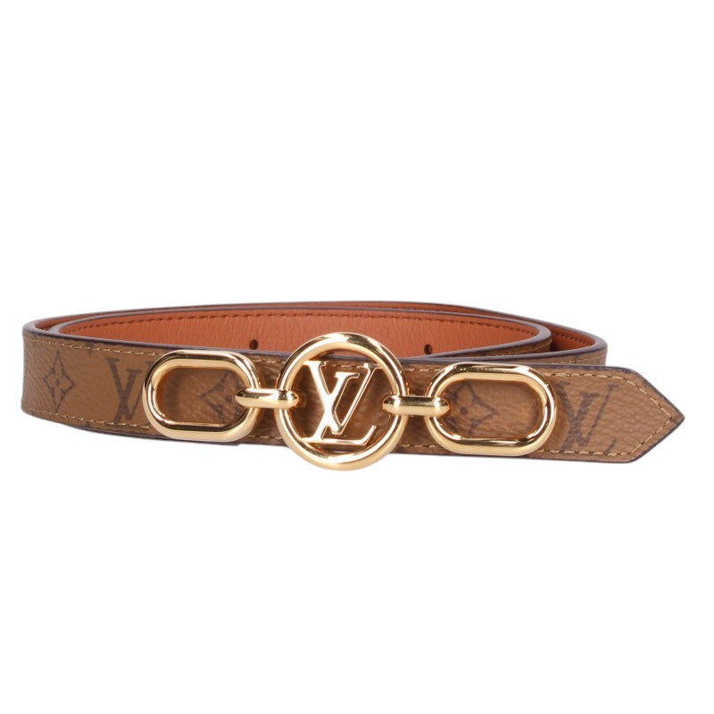 LOUISVUITTON Ceinture LV Prim Monogram Narrow Belt Size 75