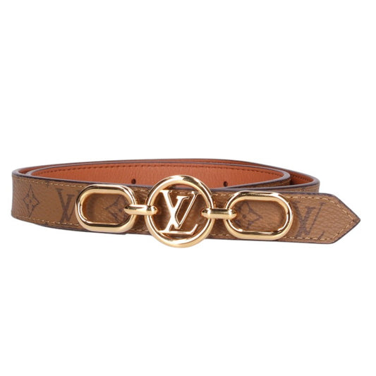LOUISVUITTON Ceinture LV Prim Monogram Narrow Belt Size 75