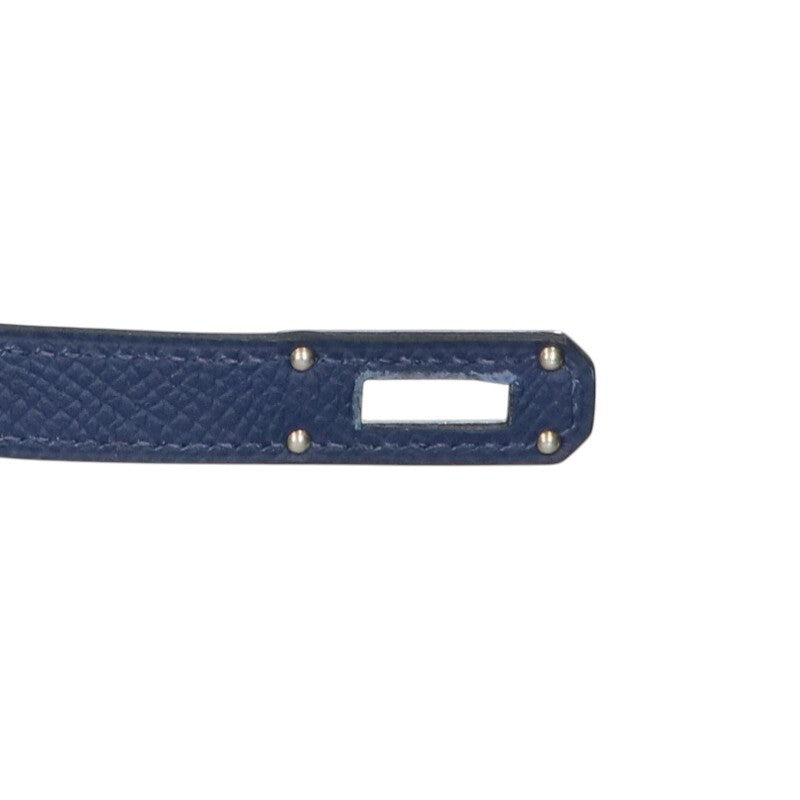 HERMES Kelly To Go Veau Epsom Blue Sapphire Size ONE SIZE