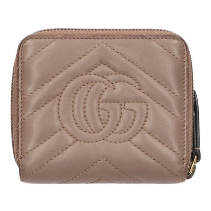 GUCCI GG Marmont V-Stitch Zip Around Wallet Size ONE SIZE