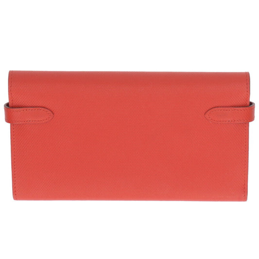 HERMES Kelly Depliant Long Grained Leather Size ONE SIZE