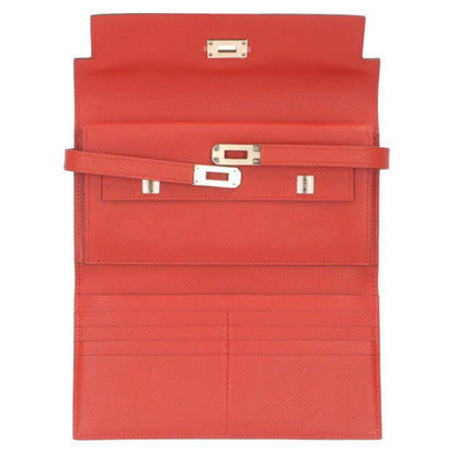 HERMES Kelly Depliant Long Grained Leather Size ONE SIZE