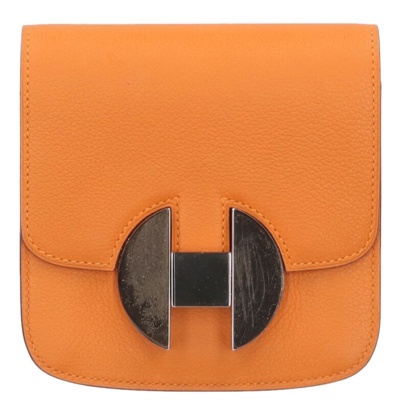 HERMES 2002 Veau Epsom Leather Wallet Size ONE SIZE