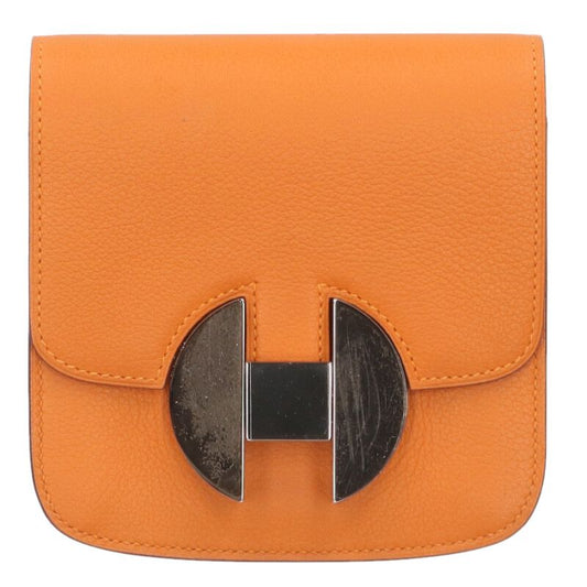 HERMES 2002 Veau Epsom Leather Wallet Size ONE SIZE