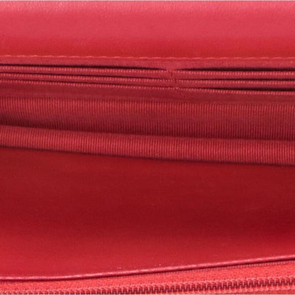 CHANEL Matelassé Lambskin Chain Wallet Size ONE SIZE