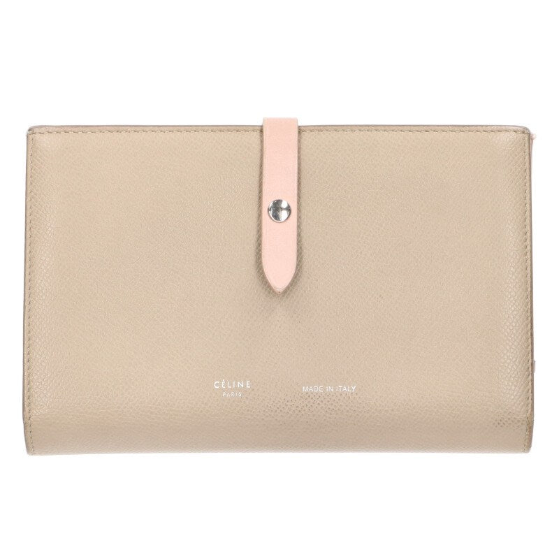 CELINE Large Strap Wallet Multi Color Size ONE SIZE