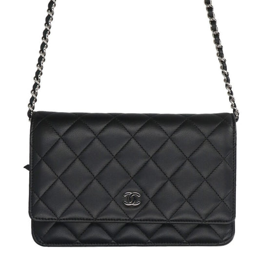 CHANEL Classic Lambskin Chain Wallet Size ONE SIZE