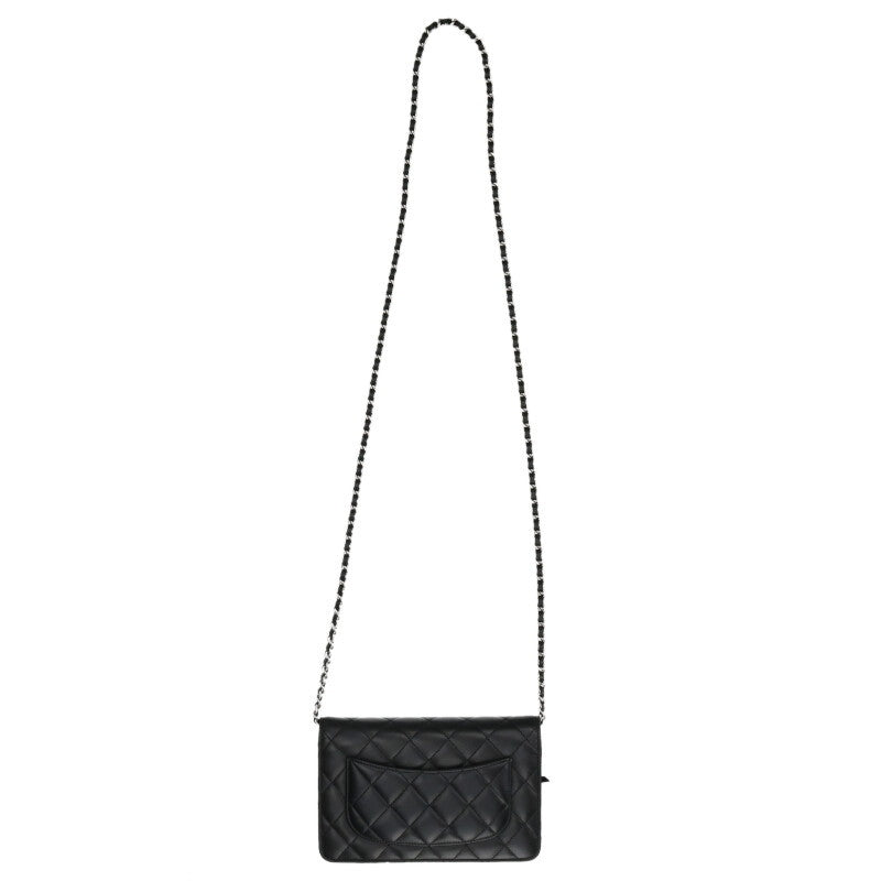 CHANEL Classic Lambskin Chain Wallet Size ONE SIZE