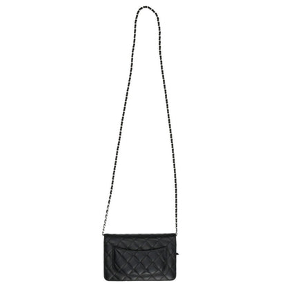 CHANEL Classic Lambskin Chain Wallet Size ONE SIZE