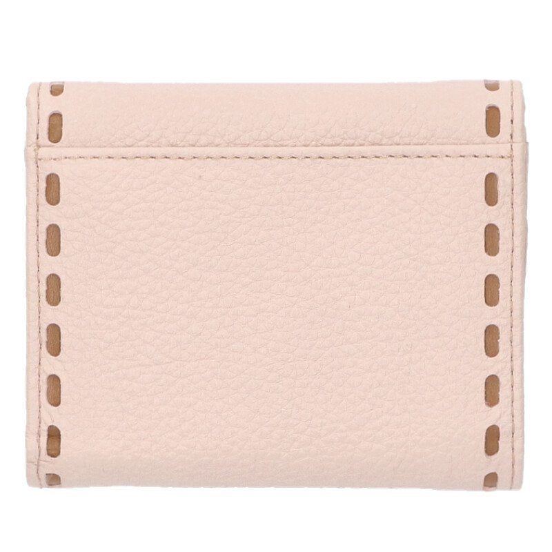 miumiu Logo Leather Wallet Pink/Brown Size ONE SIZE