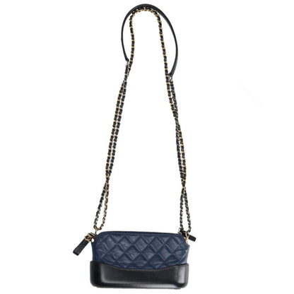 CHANEL Gabrielle Aged Calfskin Chain Wallet Size ONE SIZE