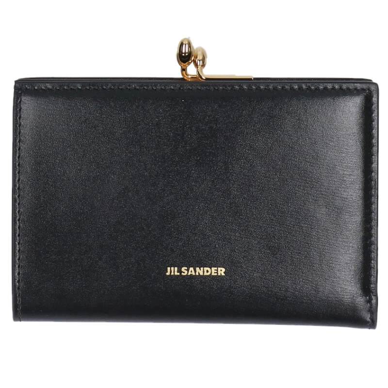 JILSANDER Logo Print Frame Leather Bi-Fold Size ONE SIZE