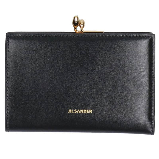 JILSANDER Logo Print Frame Leather Bi-Fold Size ONE SIZE