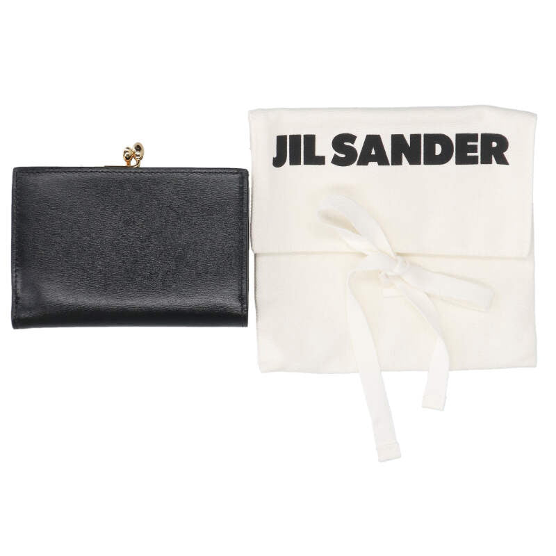 JILSANDER Logo Print Frame Leather Bi-Fold Size ONE SIZE