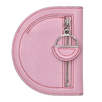 HERMES In The Loop Compact Chevre Mauve Sylvestre Coin Purse