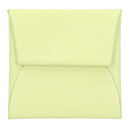 HERMES Bastia Chevre Jaune Bourgeon Coin Purse Size ONE SIZE