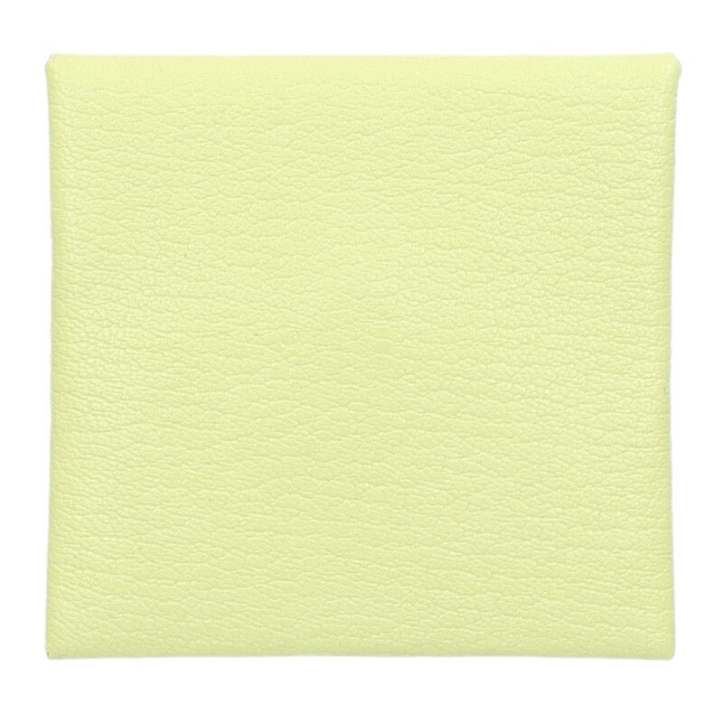 HERMES Bastia Chevre Jaune Bourgeon Coin Purse Size ONE SIZE