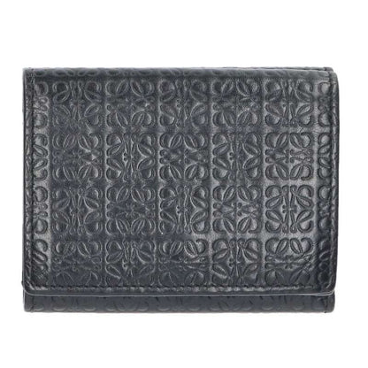 LOEWE Repeat Anagram Wallet Black Size ONE SIZE