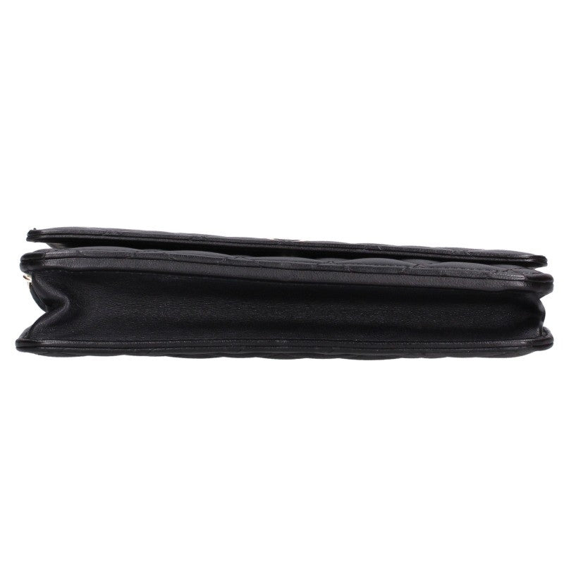 CHANEL Matelasse Lambskin Faux Chain Wallet Size ONE SIZE