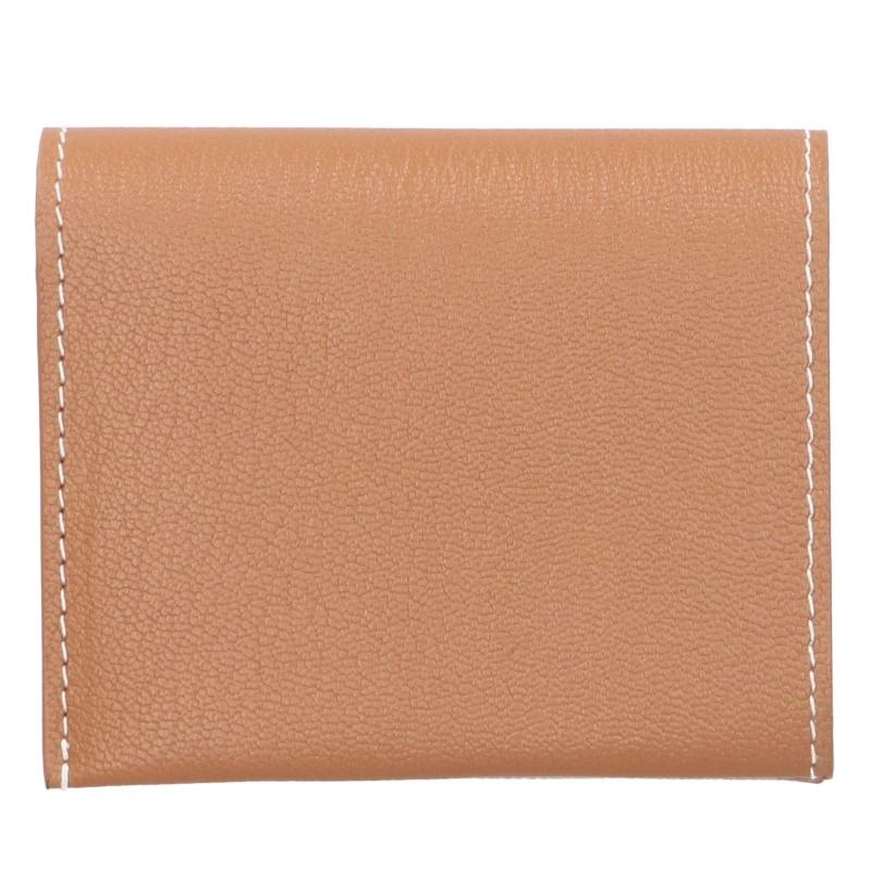 MOLINI Bifold Compact Leather Wallet Brown Size ONE SIZE