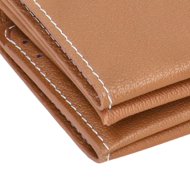 MOLINI Bifold Compact Leather Wallet Brown Size ONE SIZE