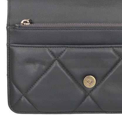 CHANEL Chanel 19 Lambskin Chain Wallet Size ONE SIZE