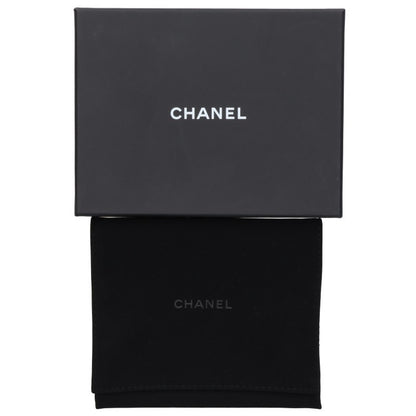 CHANEL Matelasse Caviar Skin Black Gold Wallet