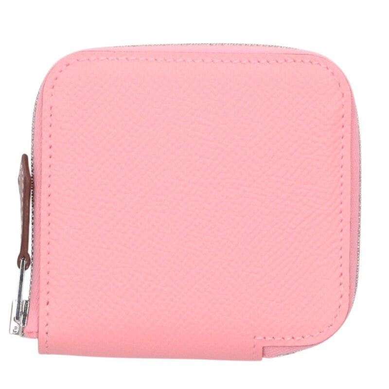HERMES Azap Mini Epsom Rose Confetti Coin Size ONE SIZE