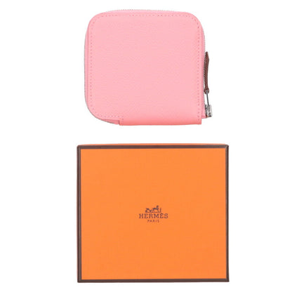 HERMES Azap Mini Epsom Rose Confetti Coin Size ONE SIZE