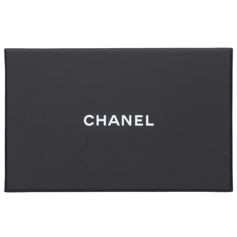 CHANEL Caviar Skin Round Zip Coin Green Gold Coin Case Size ONE SIZE