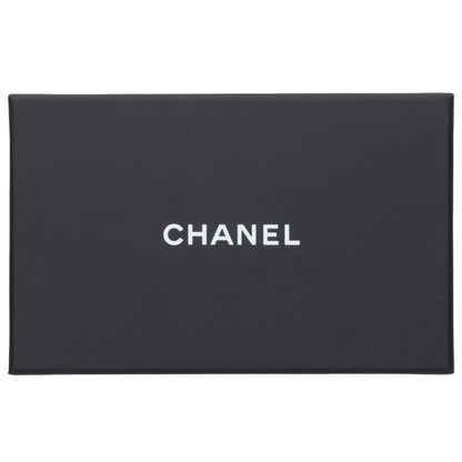 CHANEL Caviar Skin Round Zip Coin Green Gold Coin Case Size ONE SIZE