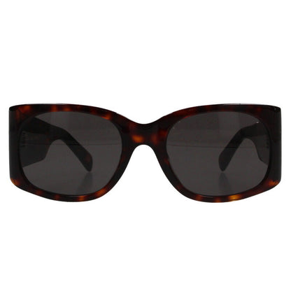 CELINE Triomphe Temple Sunglasses Brown Size ONE SIZE