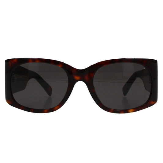 CELINE Triomphe Temple Sunglasses Brown Size ONE SIZE
