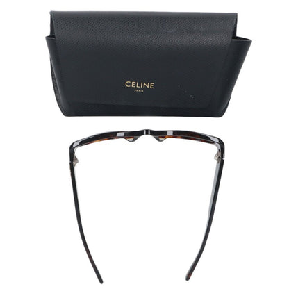 CELINE Triomphe Temple Sunglasses Brown Size ONE SIZE