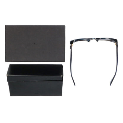 Dior Oversized Frame Sunglasses Blue & Gold Size ONE SIZE