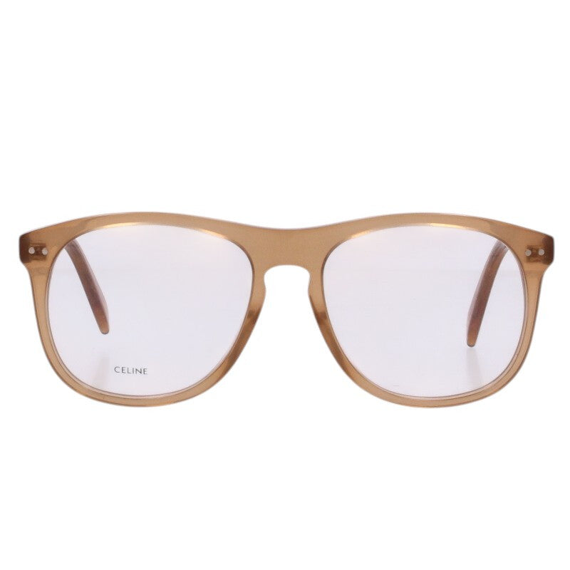 CELINE Wellington Frame Glasses Beige Size ONE SIZE