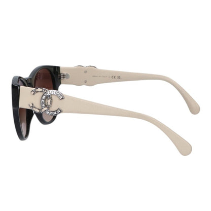 CHANEL Coco Mark Rhinestone Sunglasses Multi Size ONE SIZE