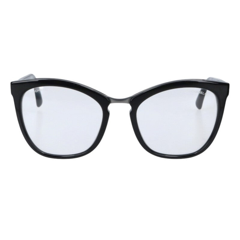 CHANEL Clip-On Sunglasses Black Size ONE SIZE