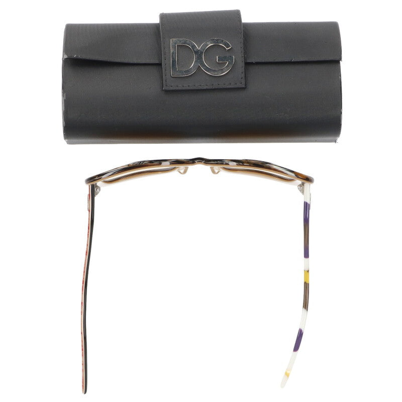DOLCE & GABBANA Patterned Frame Sunglasses Size ONE SIZE